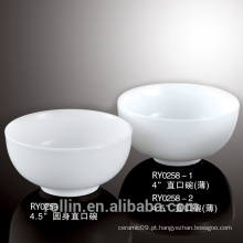 Porcelana durável tigela de arroz redonda, amostra disponível